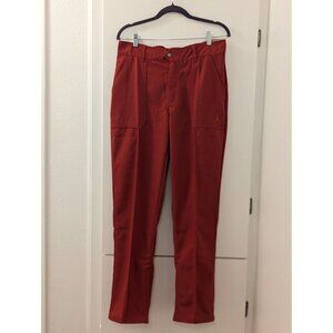 Jordan Brand Burnt Orange Tapered Pants With Side Zipper Details